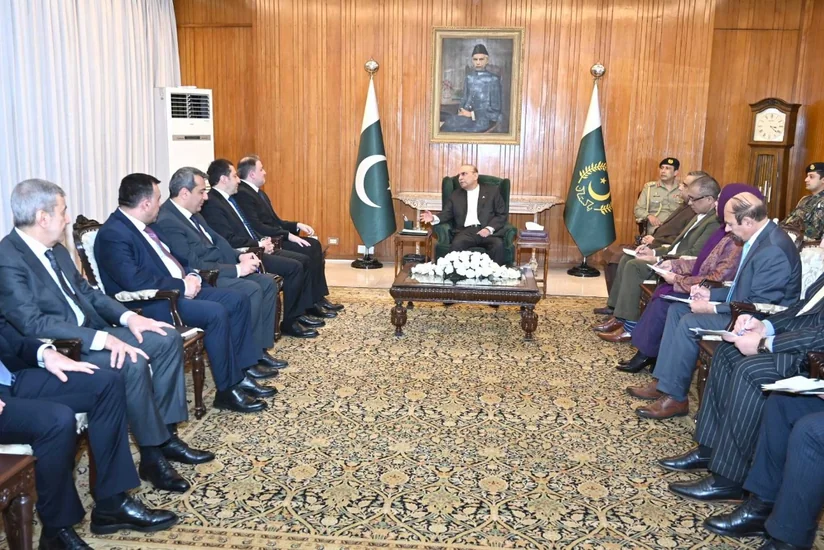 Pakistan Prezidenti Azərbaycanın müdafiə sənayesi naziri ilə görüşüb