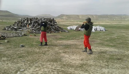 Xızının Məşədi Həsən kəndində 28 ədəd partlamamış hərbi sursat aşkar edilib