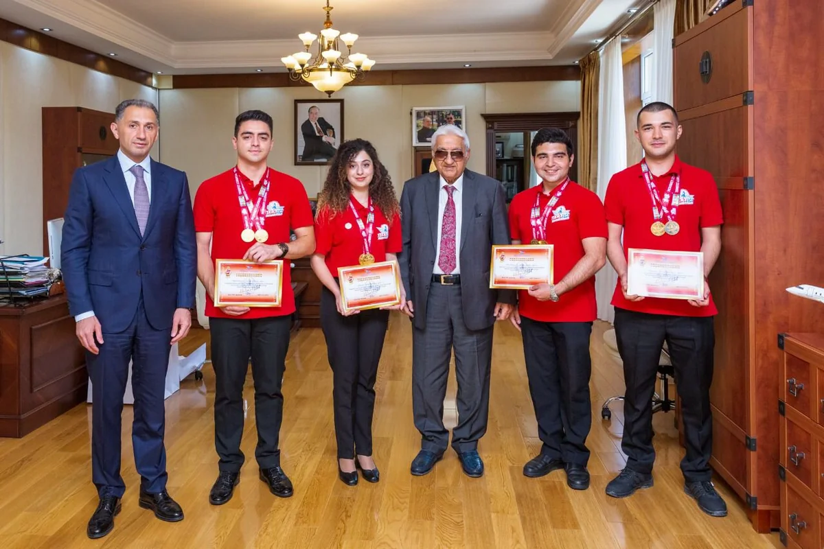 Arif Pashayev, Rashad Nabiyev award TEKNOFEST Azerbaijan winners