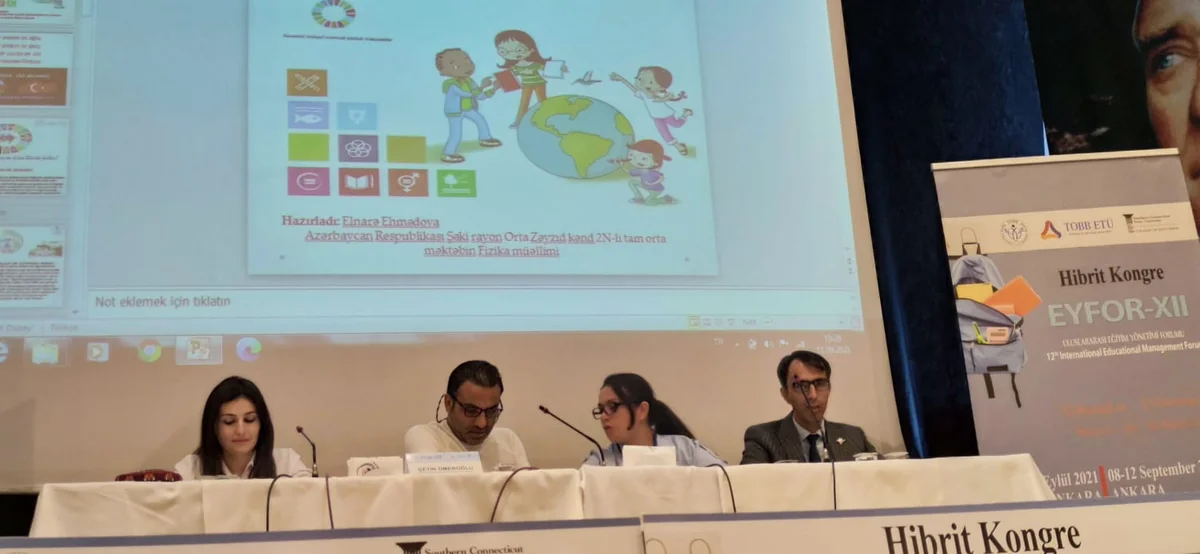 Azərbaycanlı müəllimlər Ankarada beynəlxalq konfransda iştirak edib