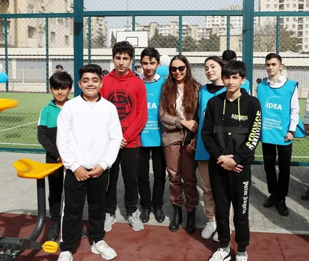 Leyla Əliyeva Bizim həyət layihəsi çərçivəsində növbəti həyətin açılışında iştirak edib