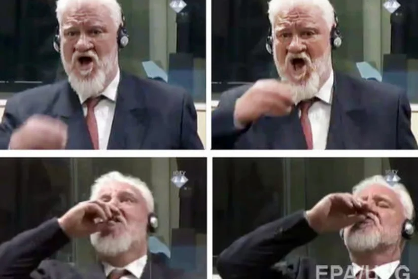 Xorvat generalın Haaqa Məhkəməsində intihar məqsədi ilə içdiyi zəhərin tərkibi məlum olub