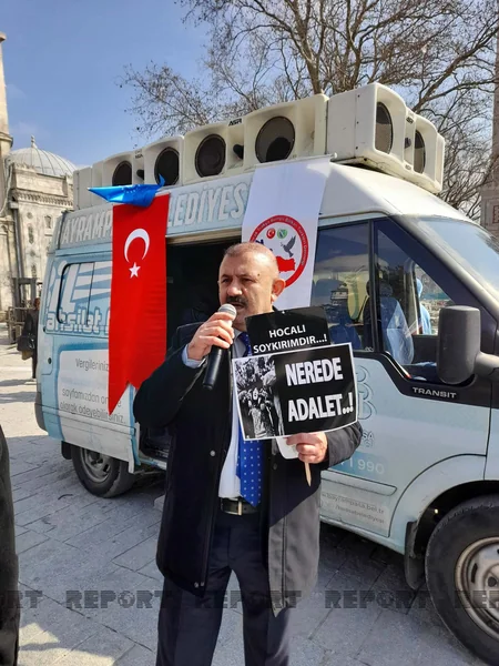 Beyazit meydanında Xocalı soyqırımının 30-cu ildönümü ilə əlaqədar aksiya keçirilib