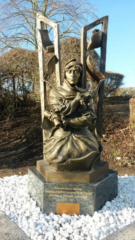 Statue to Khurshidbanu Natavan inaugurated in Belgium