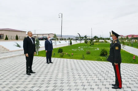President Ilham Aliyev attends opening of Nakhchivan Garrison Central Hospital