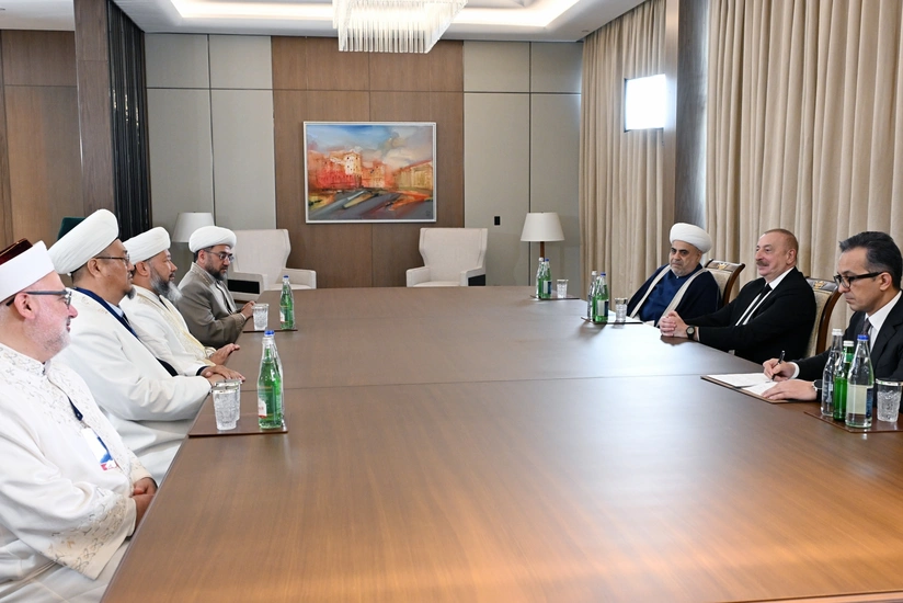 President Ilham Aliyev receives delegation of religious leaders of member and observer countries of Organization of Turkic States