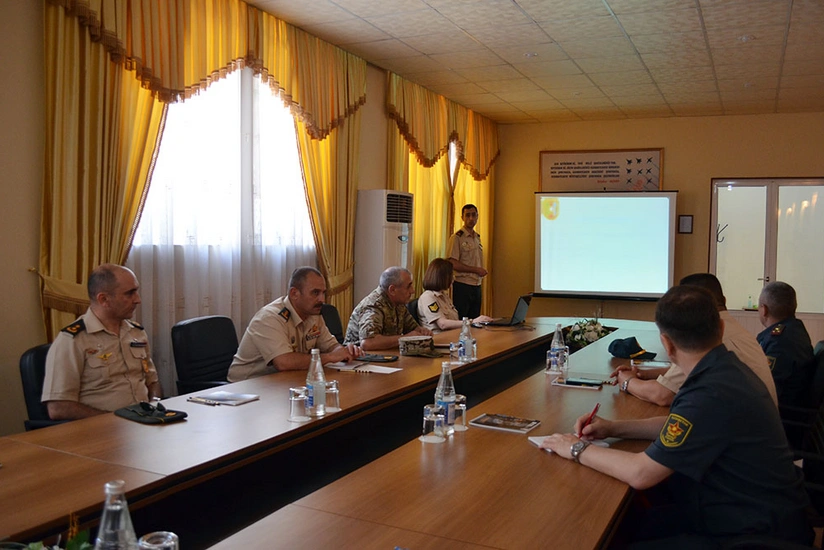 Kazakh delegation visiting Azerbaijan