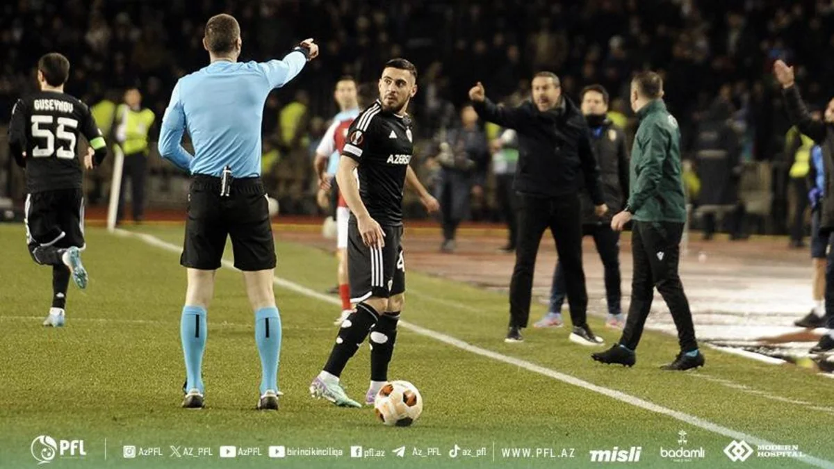 Qarabağın futbolçusu hakimi təhqir etdiyi üçün cəzalandırılıb