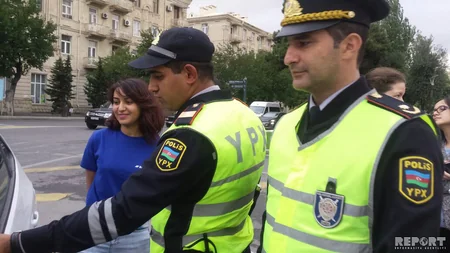 Bakıda “Sərxoş sürücülük” probleminə həsr olunan aksiya keçirilib