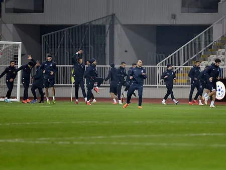 Azərbaycan yığması Kosovo ilə oyunöncəsi son məşqinə çıxıb