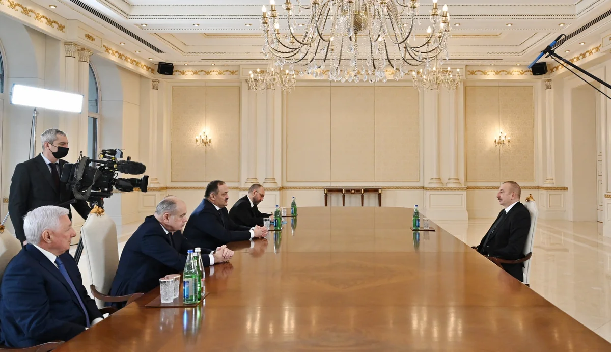 Prezident İlham Əliyev Dağıstanın rəhbərini qəbul edib - YENİLƏNİB