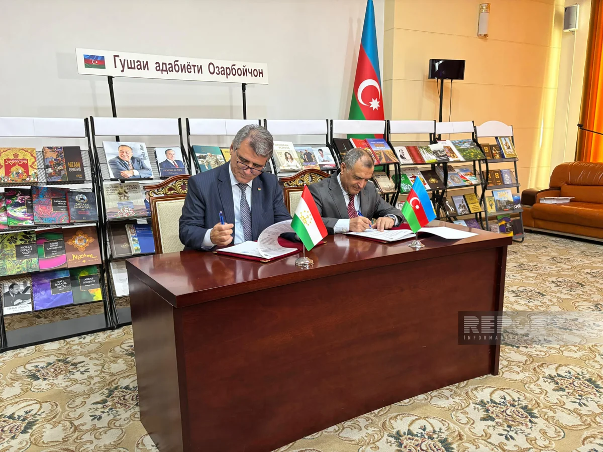 Tacikistan və Azərbaycan Milli kitabxanaları arasında memorandum imzalanıb