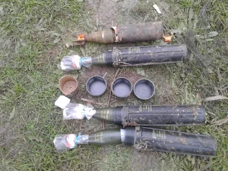 Beyləqanda 4 minaatan mərmisi tapılıb