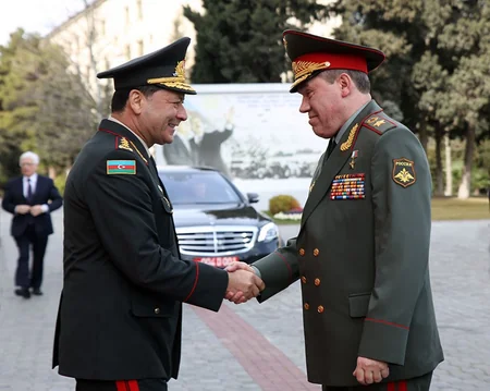Состоялась встреча начальников генштабов ВС Азербайджана и России - ВИДЕО