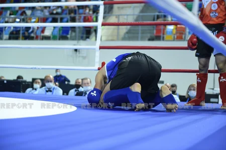 MDB Oyunları: Azərbaycan idmançısı ermənini nokauta salıb