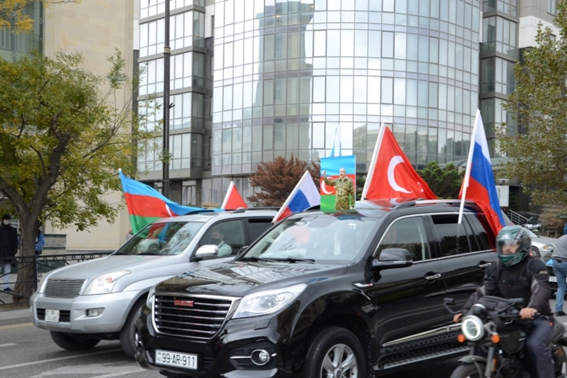 Kəlbəcərin azad olunması münasibətilə Bakıda avtoyürüş keçirilir