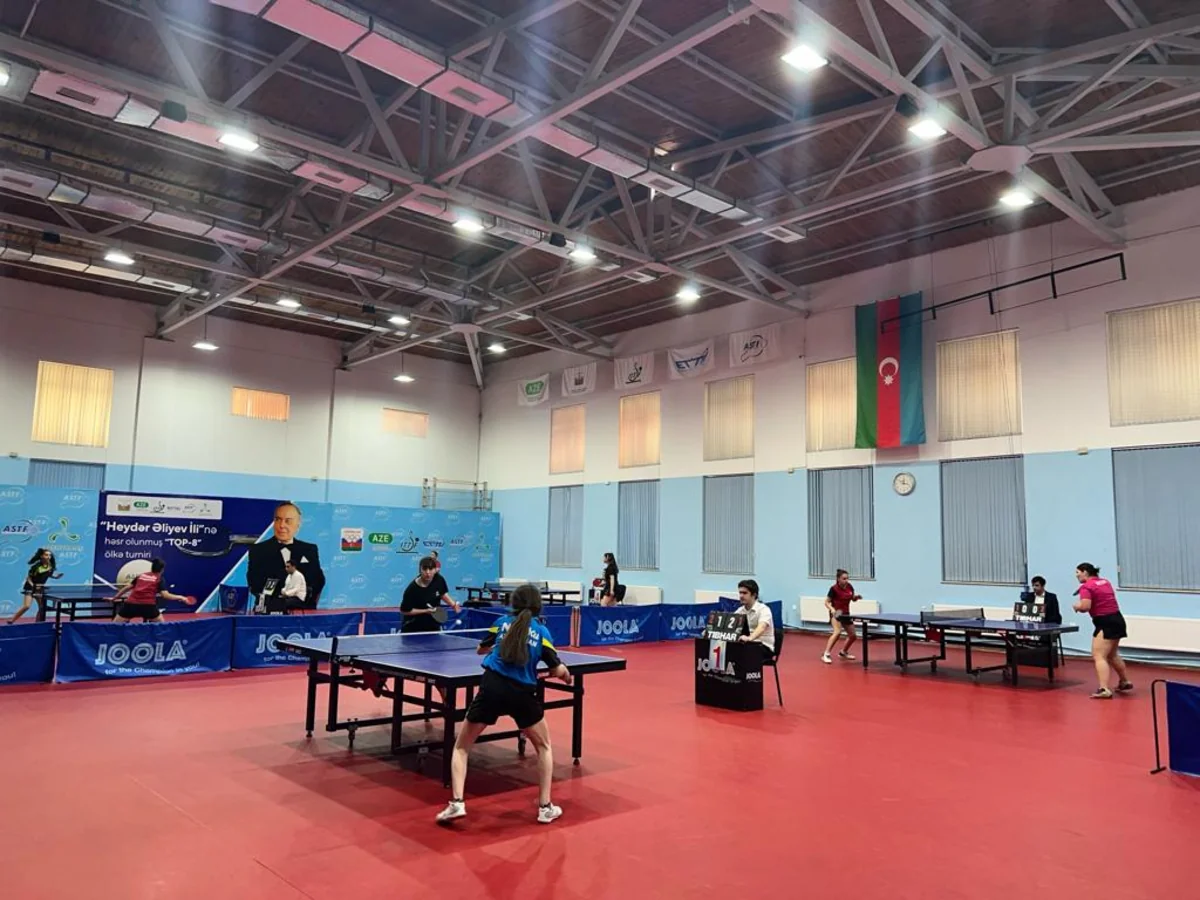 Heydər Əliyevin xatirəsinə həsr olunan stolüstü tennis üzrə “Top-8” turniri keçirilib