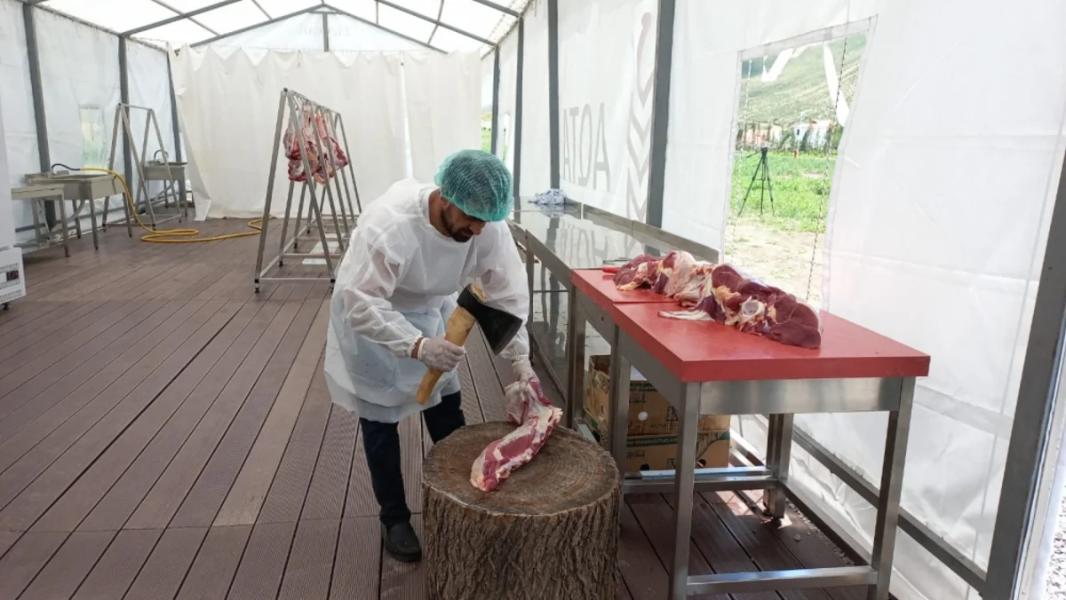 Talış kəndində otuz ildən sonra ilk dəfə qurban kəsilib