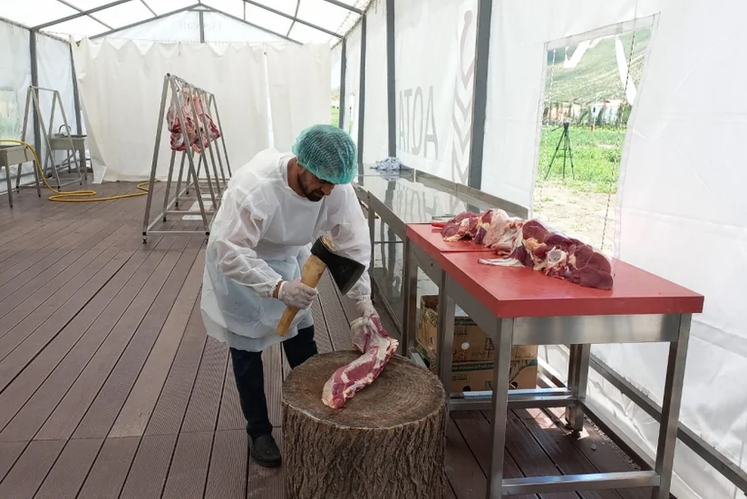 Talış kəndində otuz ildən sonra ilk dəfə qurban kəsilib