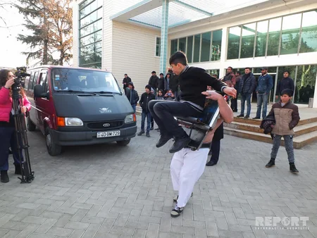 Azərbaycanlı pəhləvanlar Gürcüstanda yeni dünya rekordları qırıblar - FOTOREPORTAJ