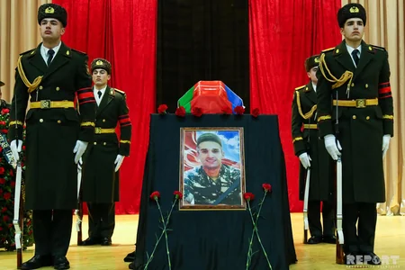 Farewell ceremony with martyred Chingiz Gurbanov completed - UPDATED -2