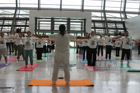 Bakıda yoqa təlimi keçirilib