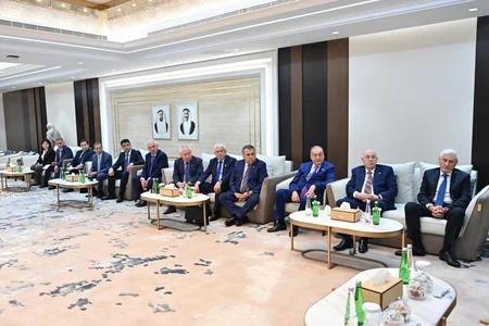 Sahibə Qafarova BƏƏ-nin Federal Milli Şurasının sədri ilə görüşüb
