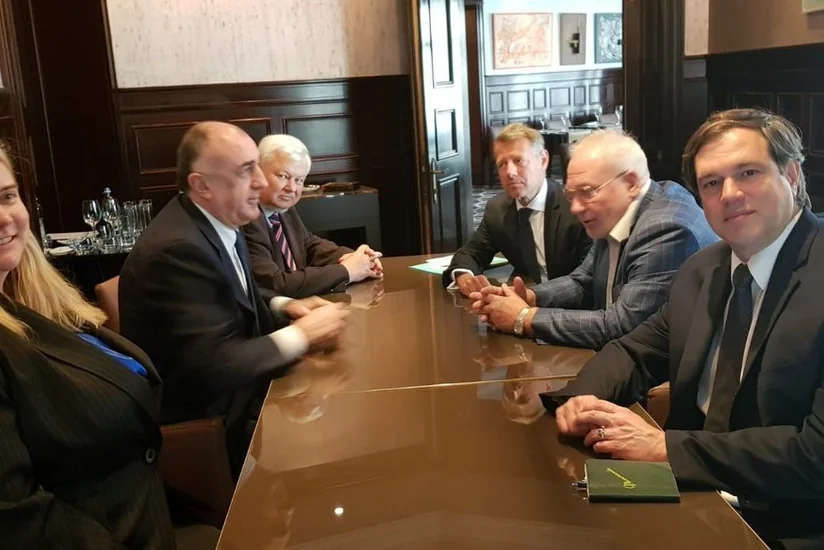 Elmar Məmmədyarov həmsədrlərlə Dağlıq Qarabağ münaqişəsini müzakirə edib