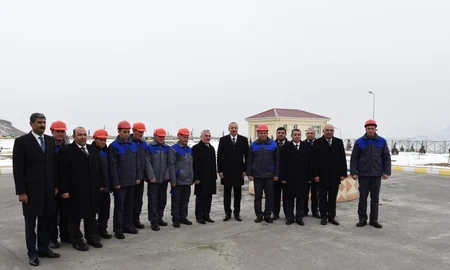 President Ilham Aliyev inaugurates drinking water supply and sewage systems in Julfa and surrounding villages