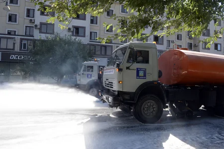 Paytaxtın 548 küçəsi dezinfeksiya edildi