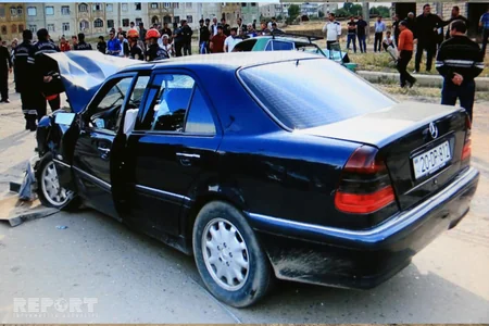 Gəncədə ağır yol qəzası baş verib, iki nəfər ölüb, iki nəfər yaralanıb - FOTO