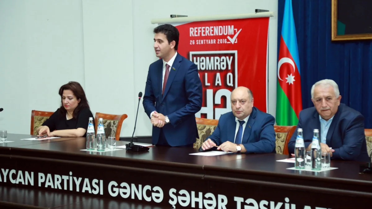 Gəncədə qadın seçicilərlə görüş keçirilib