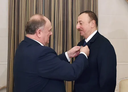 ​Azərbaycan Prezidenti Rusiya parlament nümayəndə heyətini qəbul edib