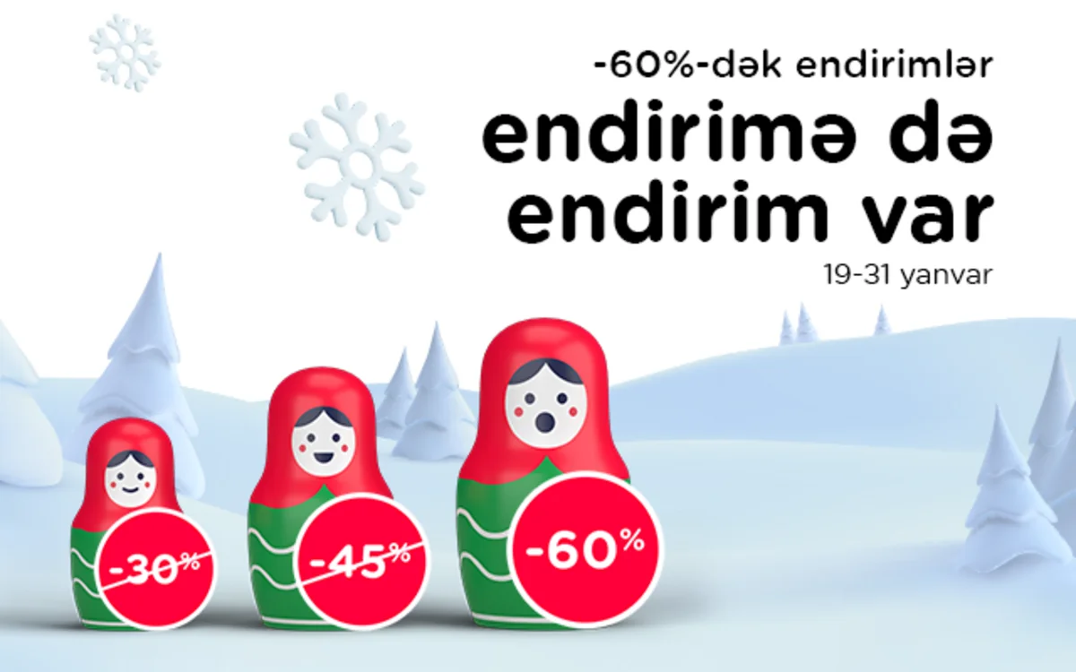 “Kontakt” 2022-ci ilə böyük endirim kampaniyası ilə start verdi – “ENDİRİMƏ DƏ ENDİRİM VAR”