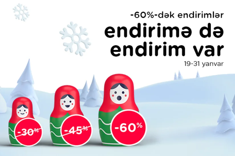 “Kontakt” 2022-ci ilə böyük endirim kampaniyası ilə start verdi – “ENDİRİMƏ DƏ ENDİRİM VAR”