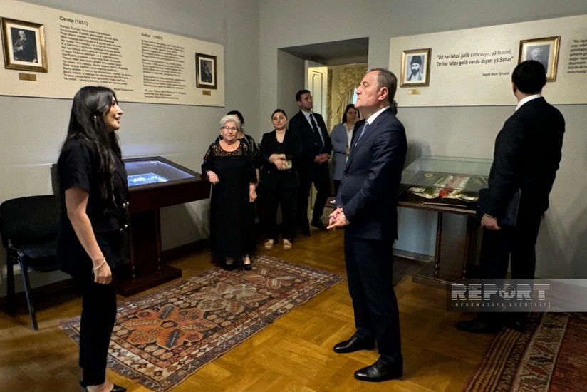 Ceyhun Bayramov Tbilisidə Azərbaycan Mədəniyyəti Muzeyini ziyarət edib