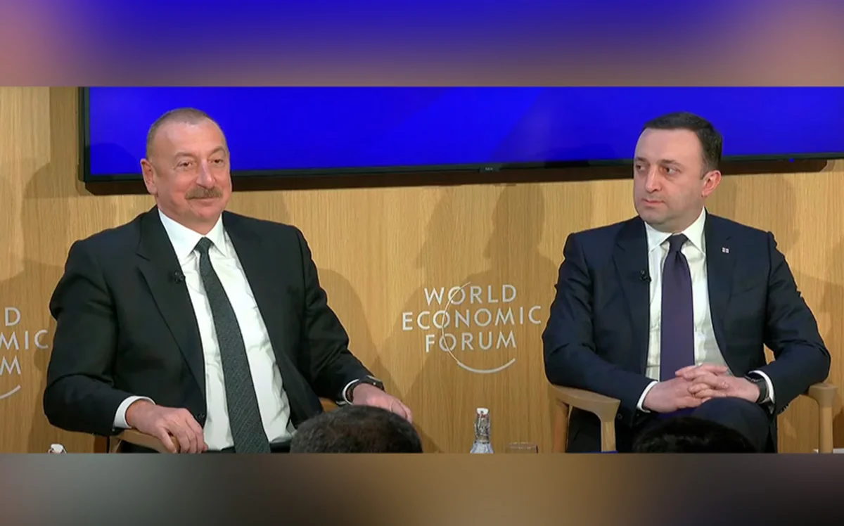 President Ilham Aliyev attends plenary meeting held as part of World Economic Forum
