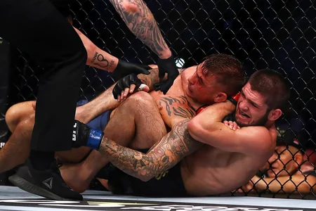 Həbib Nurməhəmmədov Dastin Poryeyə qalib gəlib - VİDEO