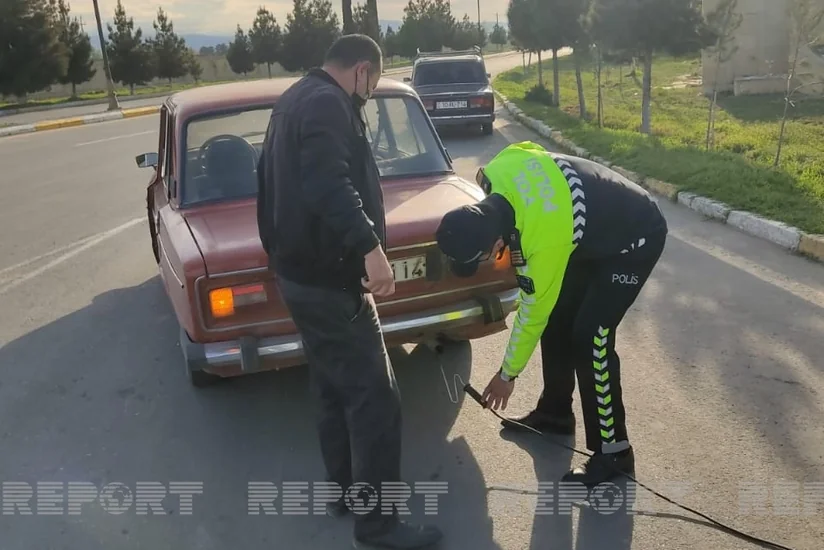 Goranboyda DYP reyd keçirib, 15 sürücü cərimələnib