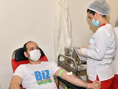 AFFA management attends blood donation campaign