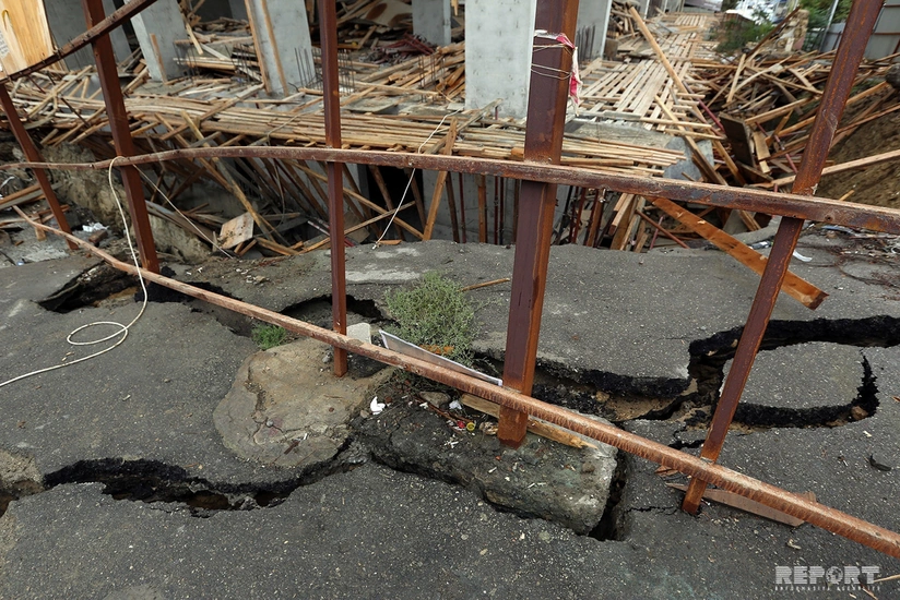 Госагентство: Причина проседания тротуара на улице Самеда Вургуна связана с несоблюдением строительных норм - ОБНОВЛЕНО
