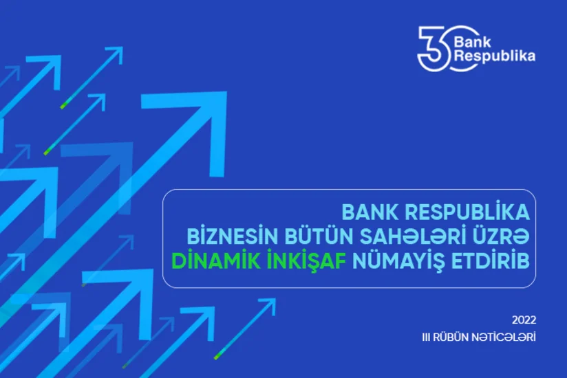 “Bank Respublika” biznesin bütün seqmentləri üzrə dinamik inkişaf edib
