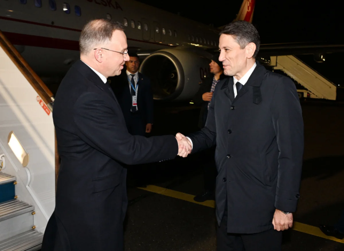 Polşa Prezidentinin Azərbaycana səfəri başlayıb