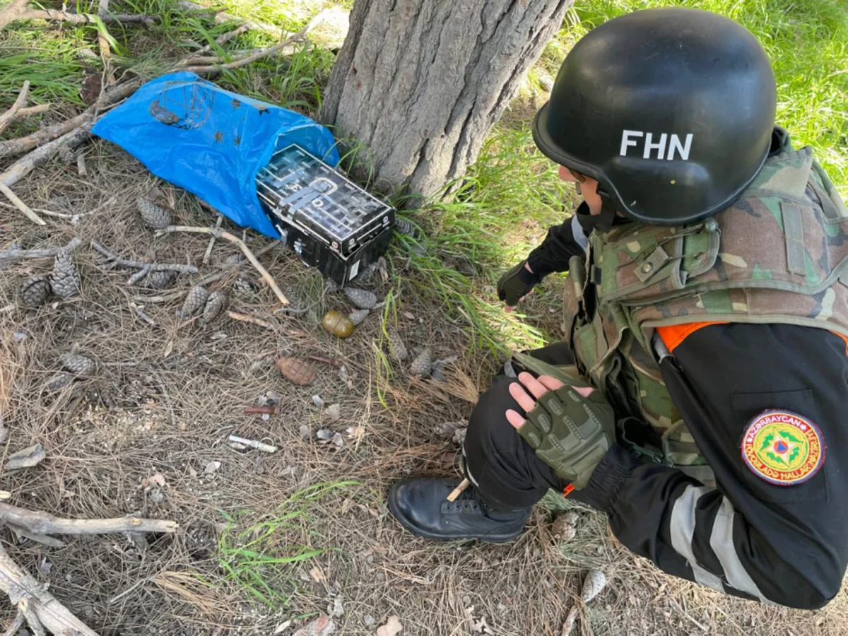 Bakıda partladıcı və qumbaralar aşkarlanıb