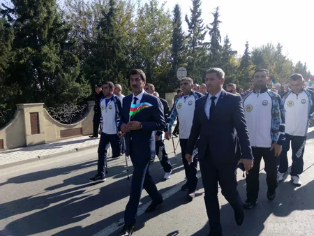 Ağdamda keçirilən Bayraq yürüşü başa çatıb - FOTOREPORTAJ - YENİLƏNİB