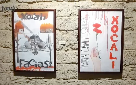 “OBA” “Azad Xocalı: kiçik əllərdən böyük rəsmlər” adlı sərgi keçirib – FOTO/VİDEO