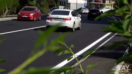 Bakının Elşən Süleymanov küçəsinin bir hissəsi təmir olunub