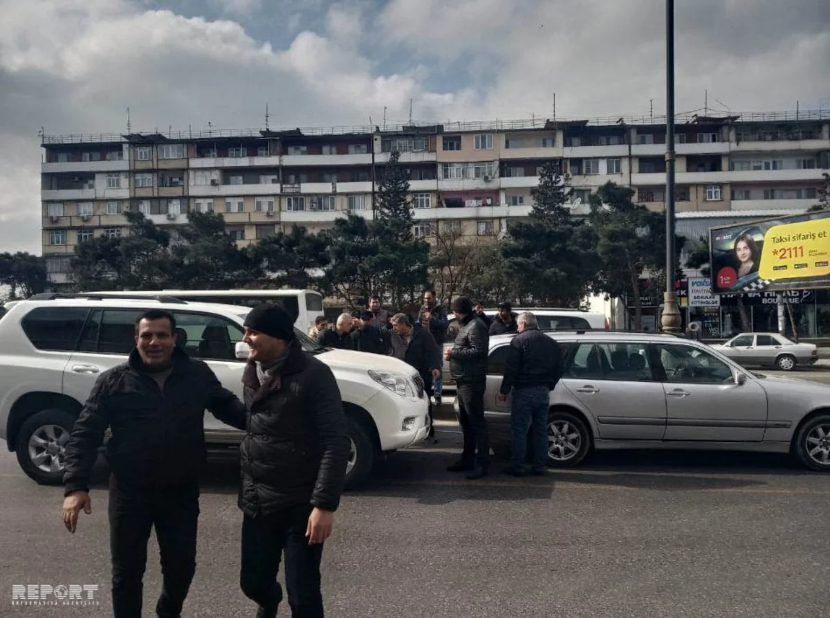 Bakıda iki minik maşını toqquşub - FOTO