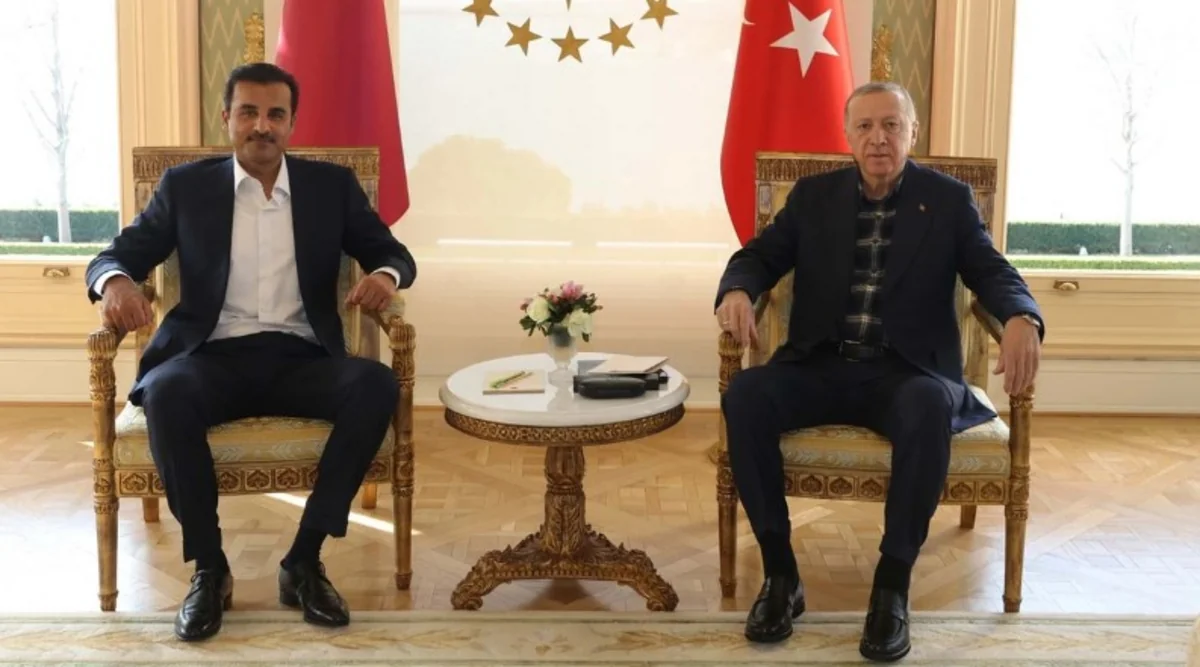 Qətər əmiri Türkiyədə Ərdoğanla görüşüb - YENİLƏNİB