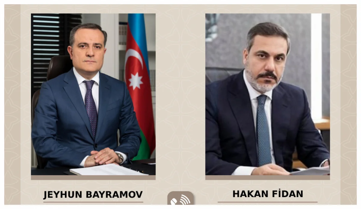 Ceyhun Bayramovla Hakan Fidan Suriya məsələsini müzakirə ediblər